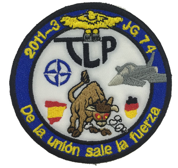 Escudo Bordado TLP Tactical Leadership Programme JG 74 " De la U